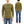 Studio D'artisan Men's Heavyweight 100% Cotton Waffle-Knit Thermal Long-Sleeve T-Shirt, Crew Neck, Four-Needle Flatseams, Curved Overlock-Finished Hem, Made in Japan (SDA 9936 Khaki)