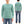 Studio D'artisan Men's Heavyweight 100% Cotton Waffle-Knit Thermal Long-Sleeve T-Shirt, Crew Neck, Four-Needle Flatseams, Curved Overlock-Finished Hem, Made in Japan (SDA 9936 Emerald Green)