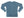 Studio D'Artisan Men's Heavyweight Waffle Knit Thermal Long Sleeve T-Shirt - 100% Cotton, Crew Neck, Ribbed Cuffs, Raw-edge hem, Made in Japan (SDA 9936) Faded-Blue
