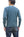 Studio D'Artisan Men's Heavyweight Waffle Knit Thermal Long Sleeve T-Shirt - 100% Cotton, Crew Neck, Ribbed Cuffs, Raw-edge hem, Made in Japan (SDA 9936) Faded-Blue