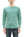 Studio D'Artisan Men's Heavyweight Waffle Knit Thermal Long Sleeve T-Shirt - 100% Cotton, Crew Neck, Ribbed Cuffs, Raw-edge hem, Made in Japan (SDA 9936) Emerald Green