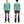 Load image into Gallery viewer, Studio D&#39;Artisan Men&#39;s Heavyweight Waffle Knit Thermal Long Sleeve T-Shirt - 100% Cotton, Crew Neck, Ribbed Cuffs, Raw-edge hem, Made in Japan (SDA 9936) Emerald Green
