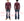 Studio D'Artisan Men's Heavyweight Waffle Knit Thermal Henley Long Sleeve T-Shirt - 100% Cotton, Ribbed Crew Neck Band, Ribbed Cuffs, Raw-edge hem, Made in Japan (SDA 9937) Burgundy