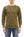 Studio D'artisan Men's Heavyweight 100% Cotton Waffle-Knit Thermal Henley Long-Sleeve T-Shirt, Three-Button Placket, Four-Needle Flatseams, Curved Overlock-Finished Hem, Made in Japan (SDA 9937 Khaki)
