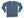 Studio D'artisan Men's Heavyweight 100% Cotton Waffle-Knit Thermal Henley Long-Sleeve T-Shirt, Three-Button Placket, Four-Needle Flatseams, Curved Overlock-Finished Hem, Made in Japan (SDA 9937 Blue)