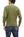 Studio D'Artisan Men's Heavyweight Waffle Knit Thermal Henley Long Sleeve T-Shirt - 100% Cotton, Ribbed Crew Neck Band, Ribbed Cuffs, Raw-edge hem, Made in Japan (SDA 9937) Khaki
