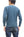 Studio D'Artisan Men's Heavyweight Waffle Knit Thermal Henley Long Sleeve T-Shirt - 100% Cotton, Ribbed Crew Neck Band, Ribbed Cuffs, Raw-edge hem, Made in Japan (SDA 9937) Faded-Blue