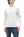 Studio D'Artisan Men's Heavyweight Waffle Knit Thermal Henley Long Sleeve T-Shirt - 100% Cotton, Ribbed Crew Neck Band, Ribbed Cuffs, Raw-edge hem, Made in Japan (SDA 9937) White