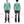 Load image into Gallery viewer, Studio D&#39;Artisan Men&#39;s Heavyweight Waffle Knit Thermal Henley Long Sleeve T-Shirt - 100% Cotton, Ribbed Crew Neck Band, Ribbed Cuffs, Raw-edge hem, Made in Japan (SDA 9937) Emerald Green
