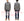 Sugar Cane Men's Hickory Stripe Work Shirt, Heavyweight Cotton Long-Sleeve Button-Up Shirt, Made in Japan (SC27853 119 Black)