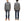 Sugar Cane Men's Hickory Stripe Work Shirt, Heavyweight Cotton Long-Sleeve Button-Up Shirt, Made in Japan (SC27853 119 Black)