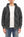 Barns Outfitters Men's COZUN Vintage-Inspired Long-Sleeve Zip-Up Hoodie, Medium-Weight 100% Cotton Brushed Fleece, Hooded Sweatshirt with a Two-Way Zipper, Flatseam Construction, One-Wash, Made in Japan (BR-3010 RD, 19 Faded Black)