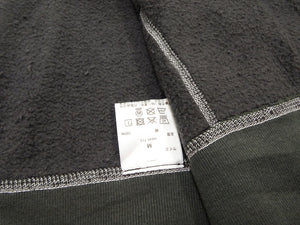 Barns Outfitters Men's COZUN Vintage-Inspired Long-Sleeve Zip-Up Hoodie, Medium-Weight 100% Cotton Brushed Fleece, Hooded Sweatshirt with a Two-Way Zipper, Flatseam Construction, One-Wash, Made in Japan (BR-3010 RD, 19 Faded Black)