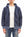 Barns Outfitters Men's COZUN Vintage-Inspired Long-Sleeve Zip-Up Hoodie, Medium-Weight 100% Cotton Brushed Fleece, Hooded Sweatshirt with a Two-Way Zipper, Flatseam Construction, One-Wash, Made in Japan (BR-3010 RD, 29 Faded Navy)
