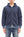 Barns Outfitters Men's COZUN Vintage-Inspired Long-Sleeve Zip-Up Hoodie, Medium-Weight 100% Cotton Brushed Fleece, Hooded Sweatshirt with a Two-Way Zipper, Flatseam Construction, One-Wash, Made in Japan (BR-3010 RD, 29 Faded Navy)