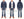 Barns Outfitters Men's COZUN Vintage-Inspired Long-Sleeve Zip-Up Hoodie, Medium-Weight 100% Cotton Brushed Fleece, Hooded Sweatshirt with a Two-Way Zipper, Flatseam Construction, One-Wash, Made in Japan (BR-3010 RD, 29 Faded Navy)
