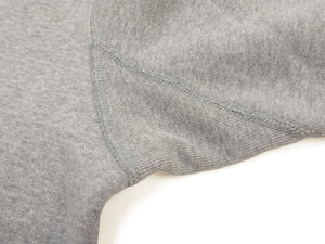 Barns Outfitters Men's COZUN Vintage-Inspired Long-Sleeve Zip-Up Hoodie, Medium-Weight 100% Cotton Brushed Fleece, Hooded Sweatshirt with a Two-Way Zipper, Flatseam Construction, One-Wash, Made in Japan (BR-3010 RD, 15 Gray)