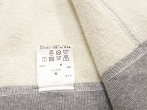 Barns Outfitters Men's COZUN Vintage-Inspired Long-Sleeve Zip-Up Hoodie, Medium-Weight 100% Cotton Brushed Fleece, Hooded Sweatshirt with a Two-Way Zipper, Flatseam Construction, One-Wash, Made in Japan (BR-3010 RD, 15 Gray)