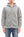 Barns Outfitters Men's COZUN Vintage-Inspired Long-Sleeve Zip-Up Hoodie, Medium-Weight 100% Cotton Brushed Fleece, Hooded Sweatshirt with a Two-Way Zipper, Flatseam Construction, One-Wash, Made in Japan (BR-3010 RD, 15 Gray)