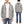 Barns Outfitters Men's COZUN Vintage-Inspired Long-Sleeve Zip-Up Hoodie, Medium-Weight 100% Cotton Brushed Fleece, Hooded Sweatshirt with a Two-Way Zipper, Flatseam Construction, One-Wash, Made in Japan (BR-3010 RD, 15 Gray)