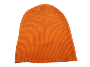 Buzz Rickson's Men's Watch Cap Cotton Version, World War II U.S. Military-Inspired 100% Cotton Rib-Knit Cap, Made in Japan (BR02186 159 Orange)