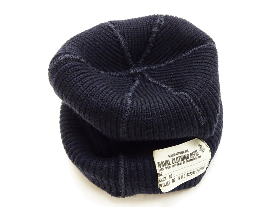 Buzz Rickson Men's U.S. Navy Watch Cap - 100% Wool Military Knit