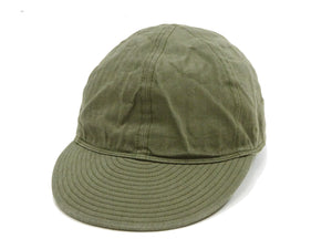 Buzz Rickson Men's Cap, Mechanic's, Summer, Type A-3 Military Hat BR02536 Olive