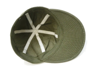 Buzz Rickson Men's Cap, Mechanic's, Summer, Type A-3 Military Hat BR02536 Olive