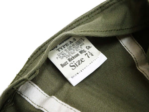 Buzz Rickson Men's Cap, Mechanic's, Summer, Type A-3 Military Hat BR02536 Olive
