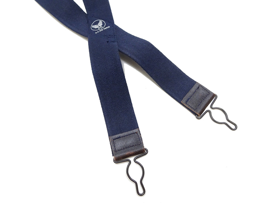 NAVY BLUE Button-on Suspenders 1.5