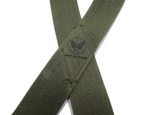 Buzz Rickson Suspenders Men's Reproduction of X back Design Military Button-on Braces for A-11 Trousers BR02718 149 Olive