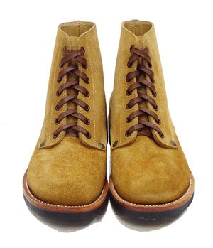 Buzz Rickson M-43 Service Shoes Men's reproduction of 1943 US Army Type III M43 Suede Boots BR02800 134 Camel