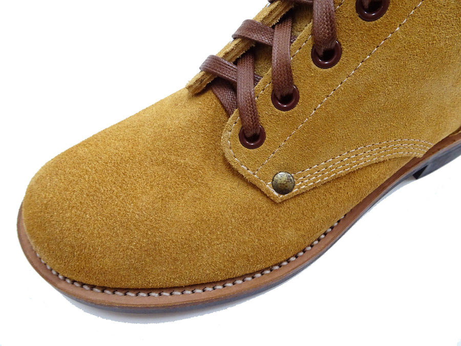 Buzz Rickson M-43 Service Shoes Men's reproduction of 1943 US Army Type III M43 Suede Boots BR02800 134 Camel