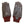 Buzz Rickson Men's Type A-10 Leather Gloves - U.S. Army Air Forces Reproduction - Made in Japan - (BR02835 01 Brown Leather with Red Ribbed Knit Wrist Cuffs)
