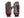Buzz Rickson Men's Type A-10 Leather Gloves - U.S. Army Air Forces Reproduction - Made in Japan - (BR02835 01 Brown Leather with Red Ribbed Knit Wrist Cuffs)