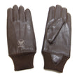 Load image into Gallery viewer, Buzz Rickson Men's Type A-10 Leather Gloves - U.S. Army Air Forces Reproduction - Made in Japan - (BR02835 02 Brown Leather with Brown Ribbed Knit Wrist Cuffs)
