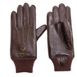 Load image into Gallery viewer, Buzz Rickson Men's Type A-10 Leather Gloves - U.S. Army Air Forces Reproduction - Made in Japan - (BR02835 02 Brown Leather with Brown Ribbed Knit Wrist Cuffs)
