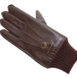 Load image into Gallery viewer, Buzz Rickson Men's Type A-10 Leather Gloves - U.S. Army Air Forces Reproduction - Made in Japan - (BR02835 02 Brown Leather with Brown Ribbed Knit Wrist Cuffs)
