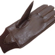 Load image into Gallery viewer, Buzz Rickson Men's Type A-10 Leather Gloves - U.S. Army Air Forces Reproduction - Made in Japan - (BR02835 02 Brown Leather with Brown Ribbed Knit Wrist Cuffs)
