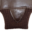 Load image into Gallery viewer, Buzz Rickson Men's Type A-10 Leather Gloves - U.S. Army Air Forces Reproduction - Made in Japan - (BR02835 02 Brown Leather with Brown Ribbed Knit Wrist Cuffs)
