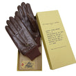 Load image into Gallery viewer, Buzz Rickson Men's Type A-10 Leather Gloves - U.S. Army Air Forces Reproduction - Made in Japan - (BR02835 02 Brown Leather with Brown Ribbed Knit Wrist Cuffs)

