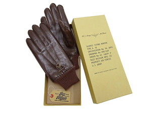 Buzz Rickson Men's Type A-10 Leather Gloves - U.S. Army Air Forces