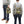 Buzz Rickson Men's Casual Small Shoulder Bag - Gold Tiger Camouflage, Modern Reinterpretation of WWII U.S. Army Air Forces Pilot Gear, BR02878