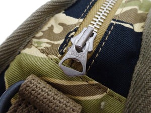 Buzz Rickson Men's Casual Small Shoulder Bag - Gold Tiger Camouflage, Modern Reinterpretation of WWII U.S. Army Air Forces Pilot Gear, BR02878