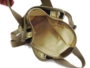 Buzz Rickson Men's Casual Small Shoulder Bag - Gold Tiger Camouflage, Modern Reinterpretation of WWII U.S. Army Air Forces Pilot Gear, BR02878