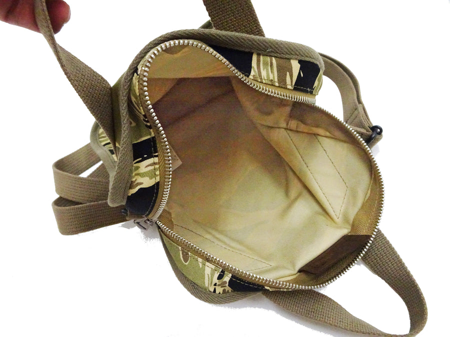 Buzz Rickson Men's Casual Small Shoulder Bag - Gold Tiger Camouflage, Modern Reinterpretation of WWII U.S. Army Air Forces Pilot Gear, BR02878