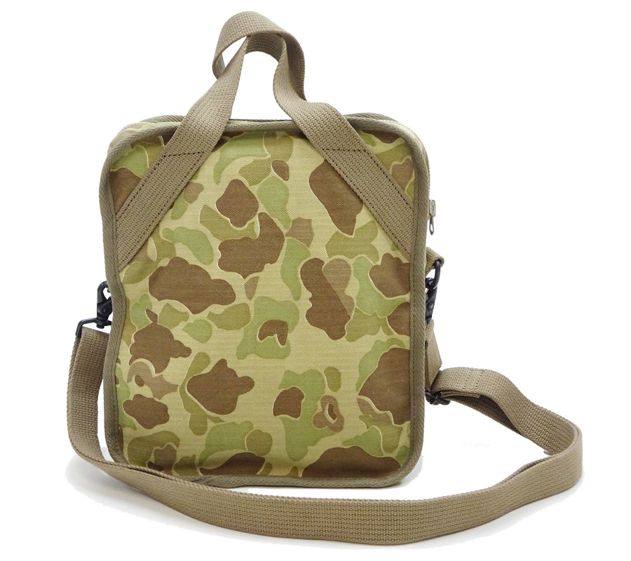 Buzz Rickson Men's Casual Small Shoulder Bag - Frogskin Camouflage, Modern Reinterpretation of WWII U.S. Army Air Forces Pilot Gear, BR02879