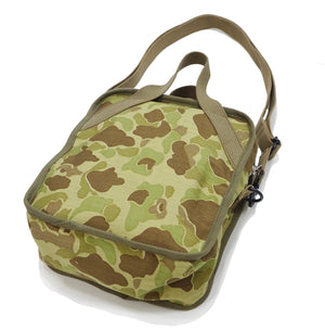 Buzz Rickson Men's Casual Small Shoulder Bag - Frogskin Camouflage, Modern Reinterpretation of WWII U.S. Army Air Forces Pilot Gear, BR02879