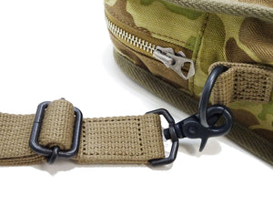 Buzz Rickson Men's Casual Small Shoulder Bag - Frogskin Camouflage, Modern Reinterpretation of WWII U.S. Army Air Forces Pilot Gear, BR02879