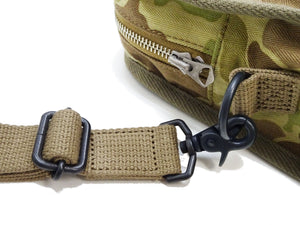 Buzz Rickson Men's Casual Small Shoulder Bag - Frogskin Camouflage, Modern Reinterpretation of WWII U.S. Army Air Forces Pilot Gear, BR02879
